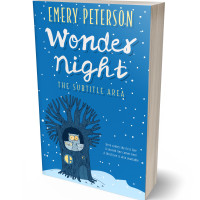 3D view of Premade Fantasy Book Cover - Denim