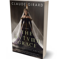 3D view of Premade Fantasy Book Cover - Cocoa Brown