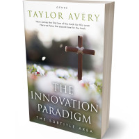 3D view of Premade Religion & Spirituality Book Cover - Fuscous Gray