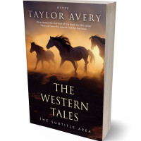 3D view of Premade Western Book Cover - Di Serria