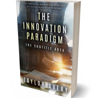 3D view of Premade Business Book Cover - Dune