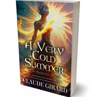 3D view of Premade Fantasy Book Cover - Taupe