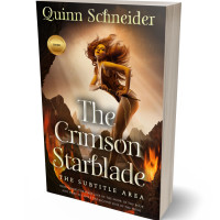 3D view of Premade Fantasy Book Cover - Calico