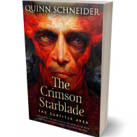 3D view of Premade Science Fiction Book Cover - Raw Sienna