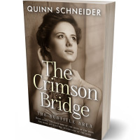 3D view of Premade Historical Book Cover - Coffee