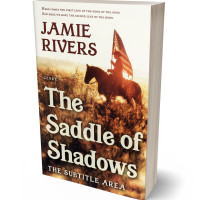 3D view of Premade Western Book Cover - Tamarind