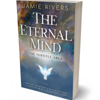 3D view of Premade Religion & Spirituality Book Cover - Shuttle Gray