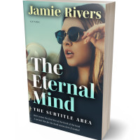 3D view of Premade Teen & Young Adult Book Cover - Foggy Gray