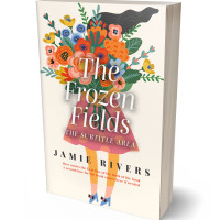 3D view of Premade Chick Lit Book Cover - Mineral Green