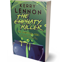 3D view of Premade Horror Book Cover - Mineral Green