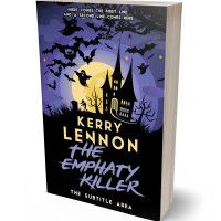 3D view of Premade Horror Book Cover - Cinder