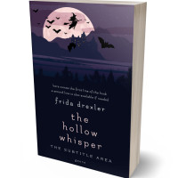 3D view of Premade Horror Book Cover - Ebony