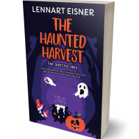 3D view of Premade Horror Book Cover - Ebony