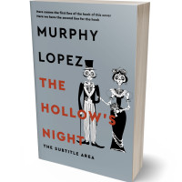 3D view of Premade Horror Book Cover - Hit Gray