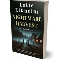 3D view of Premade Mystery & Thriller & Suspense Book Cover - Log Cabin