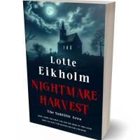 3D view of Premade Horror Book Cover - Black Pearl