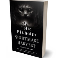 3D view of Premade Horror Book Cover - Cod Gray