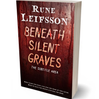 3D view of Premade Mystery & Thriller & Suspense Book Cover - Graphite