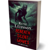 3D view of Premade Horror Book Cover - Thunder