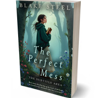 3D view of Premade Fantasy Book Cover - Outer Space