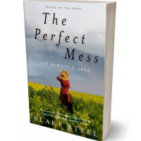 3D view of Premade Literary Fiction Book Cover - Gray Chateau