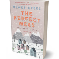 3D view of Premade Literary Fiction Book Cover - Swirl