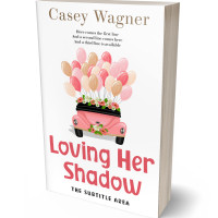 3D view of Premade Romance Book Cover - Tonys Pink