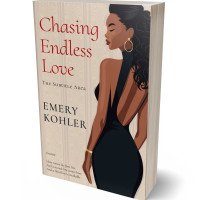 3D view of Premade Abstract Book Cover - Heavy Metal