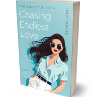 3D view of Premade Chick Lit Book Cover - Half Baked