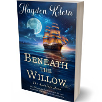 3D view of Blue Zodiac #16482 - Premade Historical Book Cover