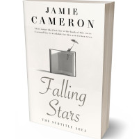 3D view of Premade Poetry Book Cover - Ecru White