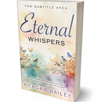 3D view of Premade Poetry Book Cover - Pearl Bush