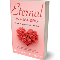 3D view of Premade Romance Book Cover - Apricot Peach