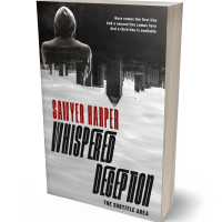 3D view of Premade Mystery & Thriller & Suspense Book Cover - Log Cabin