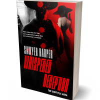 3D view of Premade Mystery & Thriller & Suspense Book Cover - Black