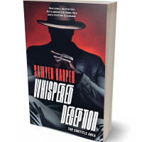 3D view of Premade Mystery & Thriller & Suspense Book Cover - Shark