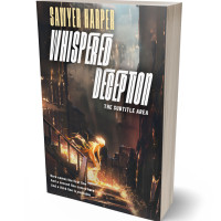 3D view of Premade Fantasy Book Cover - Dune