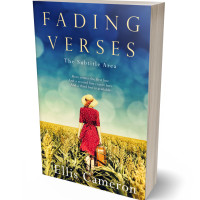 3D view of Premade Literary Fiction Book Cover - Harvest Gold