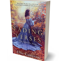 3D view of Premade Romance Book Cover - Ferra