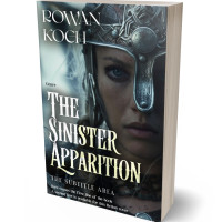 3D view of Premade Fantasy Book Cover - Outer Space