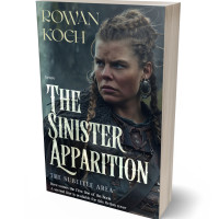 3D view of Premade Fantasy Book Cover - Outer Space