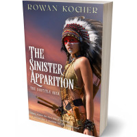 3D view of Ferra #16669 - Premade Action & Adventure Book Cover