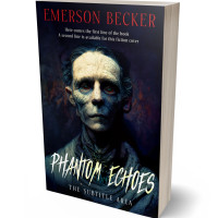 3D view of Premade Horror Book Cover - Vulcan