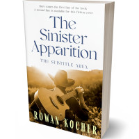 3D view of Premade Literary Fiction Book Cover - Tussock