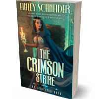 3D view of Premade Mystery & Thriller & Suspense Book Cover - Outer Space