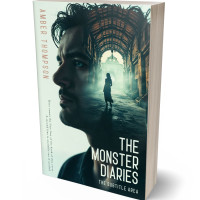 3D view of Premade Mystery & Thriller & Suspense Book Cover - Timber Green