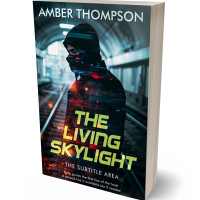 3D view of Premade Mystery & Thriller & Suspense Book Cover - Thistle Green