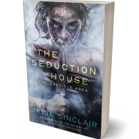 3D view of Premade Mystery & Thriller & Suspense Book Cover - Bright Gray