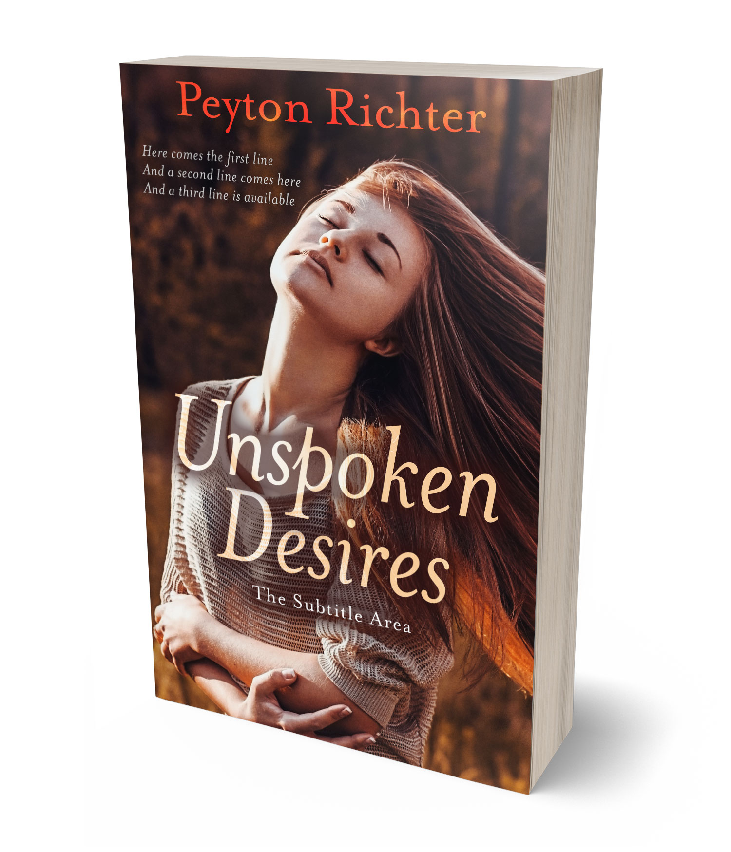 3D view of Premade Erotica Book Cover - Jon #16857 | BookCoverZone