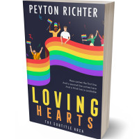 3D view of Premade Romance Book Cover - Ebony Clay